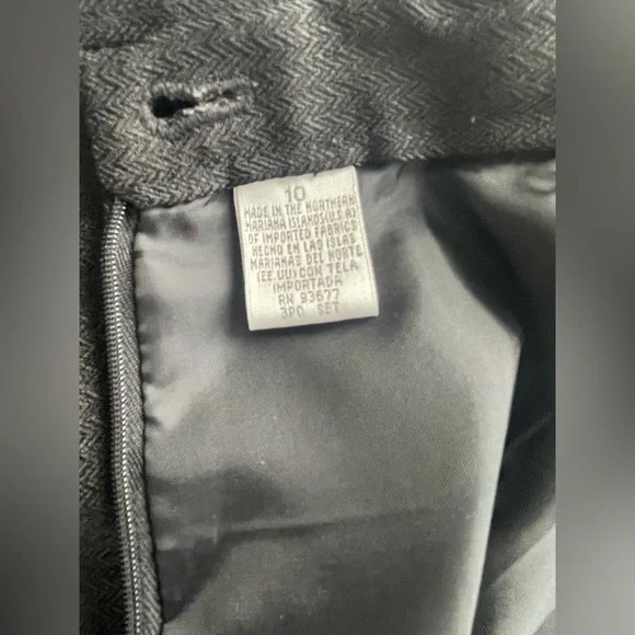 Worthington Gray Midi Pencil Skirt Work - Picture 3 of 16